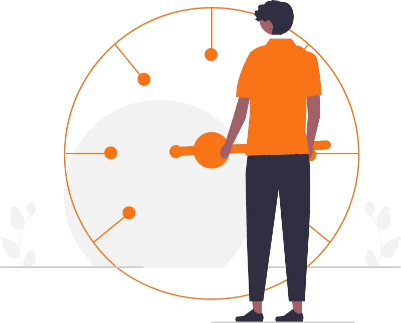 Ilustración minimalista sobre 💡 cómo generar preguntas de calidad con ia (el método que funciona) — banco de preguntas IA